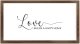 Funny Vintage Wooden Frame Sign 12x22 Inch,Love Builds A Happy Home Farmhouse Wooded Sign for Home Entrance Decor Ready to Hang Wall Art Holiday Sign Gifts