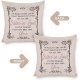of All The Sister in Laws in The World I Got The Best One You Pillow Covers Throw Pillows Gifts for Women 22"x22" Decorative Pillow Cover Case