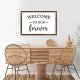 Funny Vintage Wooden Frame Sign 8x12 Inch,Welcome to Our Forever Farmhouse Wooded Sign for Home Entrance Decor Ready to Hang Wall Art Holiday Sign Gifts