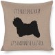 Its Not Dog Hair Its Havanese Glitter Pillow Case,Havanese Decor,Havanese Lover Gift,Havanese Mom Gift,Havanese Mom,Havanese Pillow 18x18; Decorative Pillow Cover Case