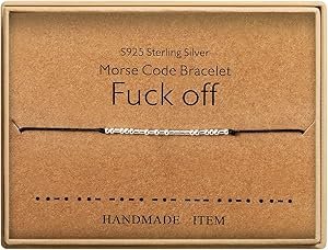 Gifts for Women, Morse Code Funny Gifts Bracelets for Women, Morse Code Bracelets Friend Gifts