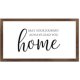 Funny Vintage Wooden Frame Sign 12x22 Inch,May Your Journey Always Lead You Home Farmhouse Wooded Sign for Home Entrance Decor Ready to Hang Wall Art Holiday Sign Gifts