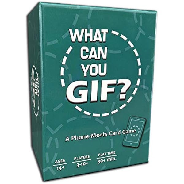 What Can You GIF? The Hilarious Funny Card Game For GIF Lovers - Games and Gift for Adults, Teens