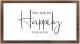 Funny Vintage Wooden Frame Sign 12x22 Inch,You are My Happily Ever After Farmhouse Wooded Sign for Home Entrance Decor Ready to Hang Wall Art Holiday Sign Gifts
