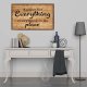 Wood Sign with Sayings Retro A Place for Everything, Everything in Its Place Signs Decorations for Bathroom Kitchen Nursery Decor Wood Plaque Above Bed Decor Wedding Gifts 13x21