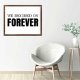 Funny Vintage Wooden Frame Sign 16x20 Inch,We Decided On Forever Farmhouse Wooded Sign for Home Entrance Decor Ready to Hang Wall Art Holiday Sign Gifts