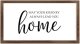 Funny Vintage Wooden Frame Sign 12x22 Inch,May Your Journey Always Lead You Home Farmhouse Wooded Sign for Home Entrance Decor Ready to Hang Wall Art Holiday Sign Gifts