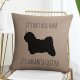 Its Not Dog Hair Its Havanese Glitter Pillow Case,Havanese Decor,Havanese Lover Gift,Havanese Mom Gift,Havanese Mom,Havanese Pillow 18x18; Decorative Pillow Cover Case