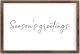 Funny Vintage Wooden Frame Sign 8x12 Inch,Season Greetings Farmhouse Wooded Sign for Home Entrance Decor Ready to Hang Wall Art Holiday Sign Gifts