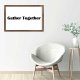 Funny Vintage Wooden Frame Sign 8x12 Inch,Gather Together Farmhouse Wooded Sign for Home Entrance Decor Ready to Hang Wall Art Holiday Sign Gifts