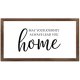 Funny Vintage Wooden Frame Sign 12x22 Inch,May Your Journey Always Lead You Home Farmhouse Wooded Sign for Home Entrance Decor Ready to Hang Wall Art Holiday Sign Gifts