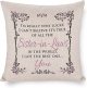of All The Sister in Laws in The World I Got The Best One You Pillow Covers Throw Pillows Gifts for Women 22"x22" Decorative Pillow Cover Case