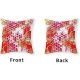 Butterfly Cushion Cover with Zipper Cotton 16x16 Inch Farmhouse Personalized Pillow Cover Funny Cushion Cover for Women Girls,Father's Day Pillow Gifts