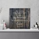 Abounding in Love Wood Sign Custom Wall Art Housewarming Gift 12x12 inch
