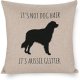 Its Not Dog Hair Its Aussie Glitter Pillow Cover,Australian Shepherd Dog,Aussie Decor,Australian Shepherd Mom,Aussie Dog Lover Gift 20"x20" Decorative Pillow Cover Case