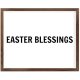 Funny Vintage Wooden Frame Sign 16x20 Inch,Easter Blessings Farmhouse Wooded Sign for Home Entrance Decor Ready to Hang Wall Art Holiday Sign Gifts