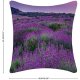 Lavender Cushion Cover with Zipper Cotton 16x16 Inch Farmhouse Pillow Cases for Home Decor Funny Cushion Cover for Women Girls,Housewarming Pillow Gifts