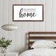 Funny Vintage Wooden Frame Sign 12x22 Inch,May Your Journey Always Lead You Home Farmhouse Wooded Sign for Home Entrance Decor Ready to Hang Wall Art Holiday Sign Gifts