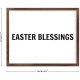 Funny Vintage Wooden Frame Sign 16x20 Inch,Easter Blessings Farmhouse Wooded Sign for Home Entrance Decor Ready to Hang Wall Art Holiday Sign Gifts