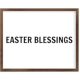 Funny Vintage Wooden Frame Sign 16x20 Inch,Easter Blessings Farmhouse Wooded Sign for Home Entrance Decor Ready to Hang Wall Art Holiday Sign Gifts