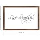 Funny Vintage Wooden Frame Sign 8x12 Inch,Live Simply Farmhouse Wooded Sign for Home Entrance Decor Ready to Hang Wall Art Holiday Sign Gifts
