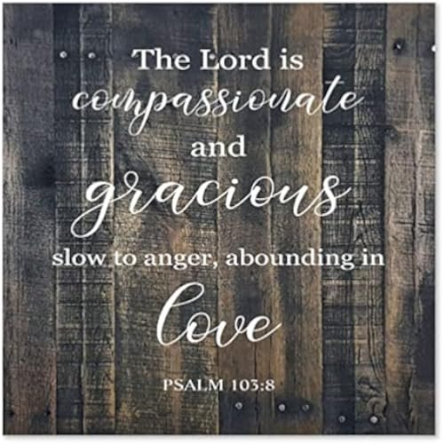 Abounding in Love Wood Sign Custom Wall Art Housewarming Gift 12x12 inch