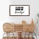 Funny Vintage Wooden Frame Sign 12x22 Inch,Be Your Own Kind of Beautiful Farmhouse Wooded Sign for Home Entrance Decor Ready to Hang Wall Art Holiday Sign Gifts