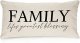 Family Lifes Greatest Blessing Lumbar Pillow Covers 14x24 Funny Quotes Cotton Linen Farmhouse Pillows Case for Couch Living Room Decor Housewarming Birthday Gifts