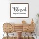 Funny Vintage Wooden Frame Sign 16x20 Inch,Blessed Beyond Measure Farmhouse Wooded Sign for Home Entrance Decor Ready to Hang Wall Art Holiday Sign Gifts